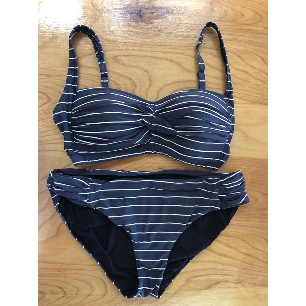 Bonde Australia High Waisted Stripped Bikini
